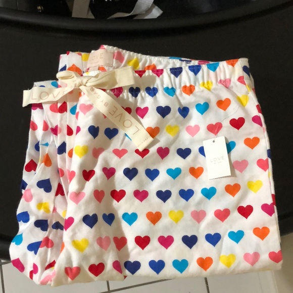 GAP Other - Gap Love Pj pants Rainbow hearts